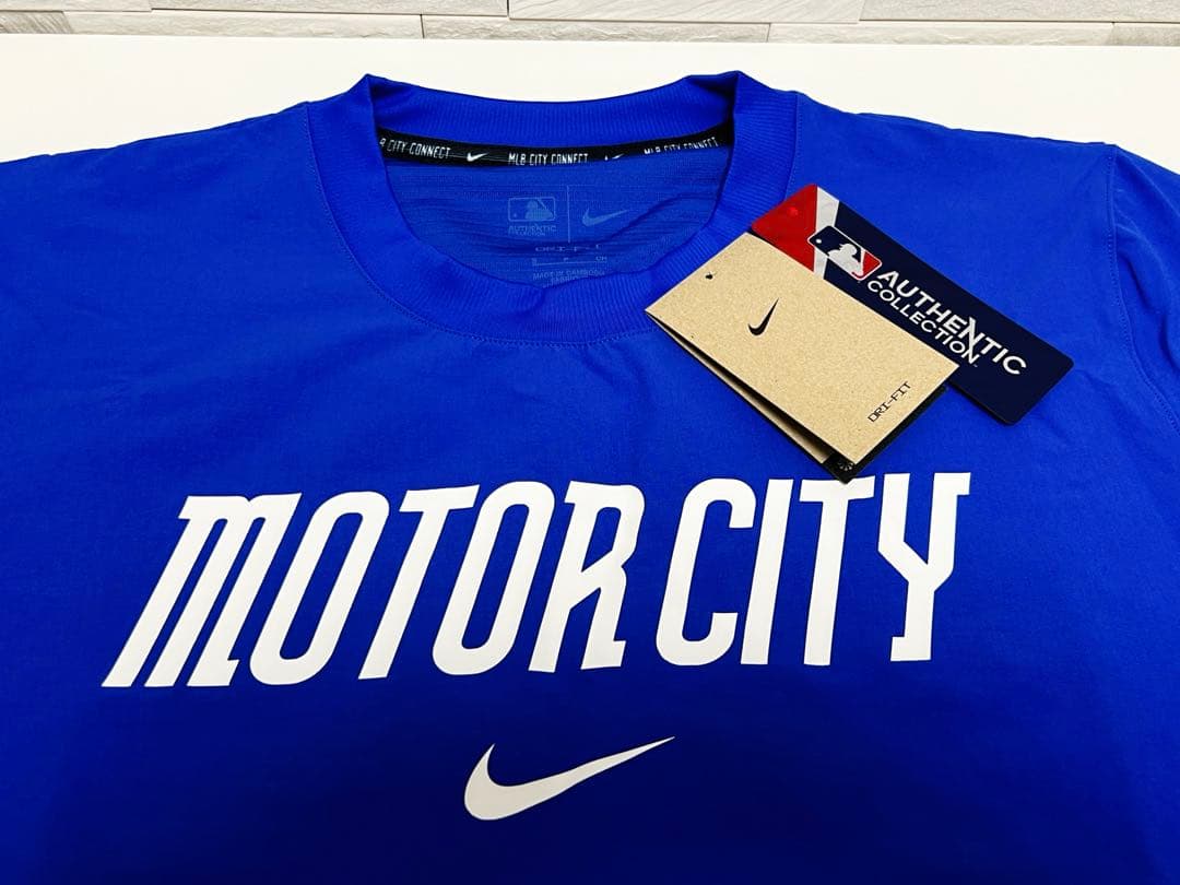 デトロイトタイガース シティコネクト パフォーマンスシャツ 長袖 サイズS