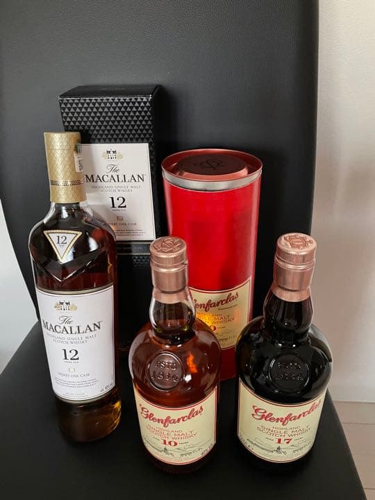 ☆値下げ☆ザ・マッカランシェリーオーク12年、グレンファークラス17年・10年