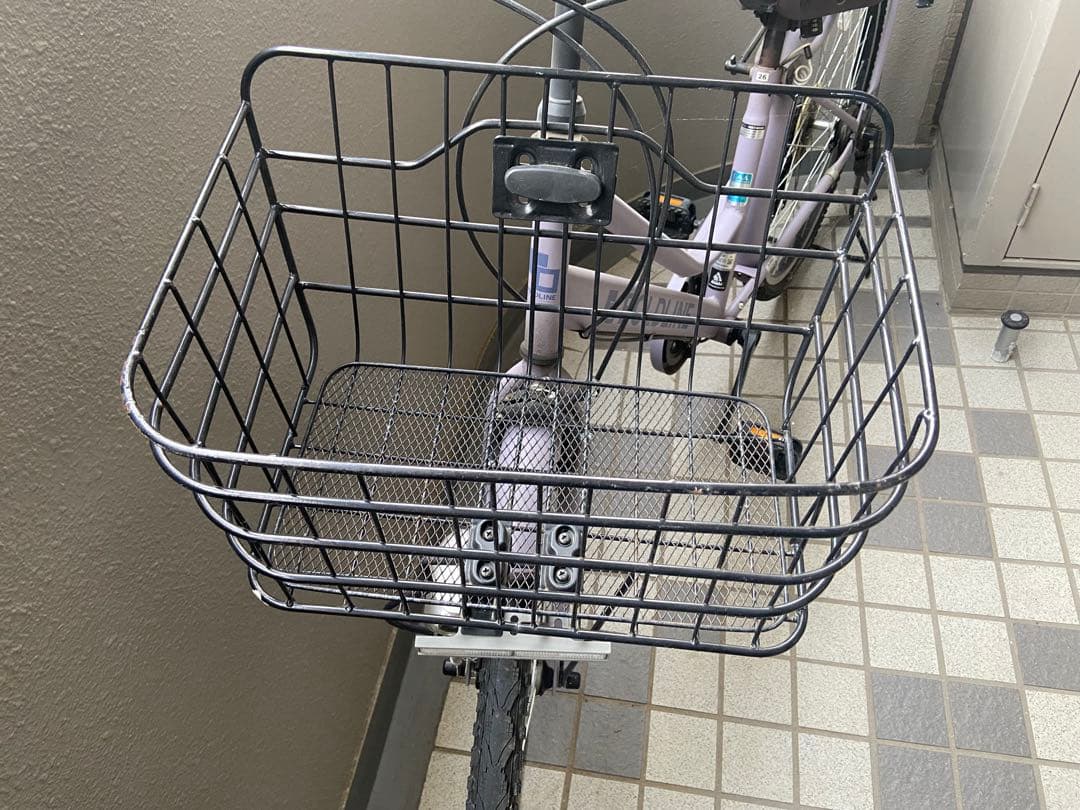 26インチ★くすみパープル自転車