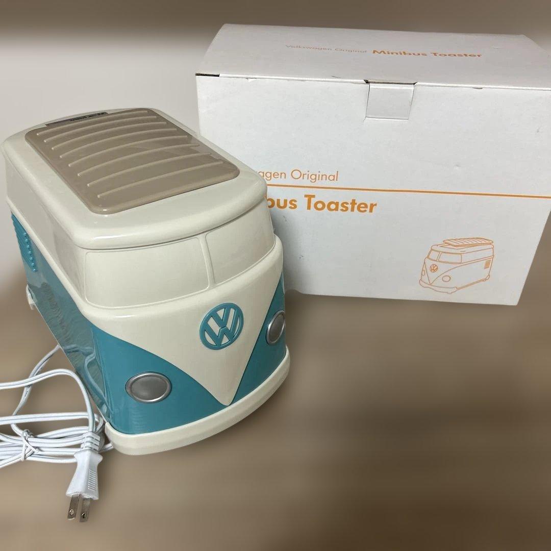 【新品】フォルクスワーゲン ミニバス トースター ブルー
