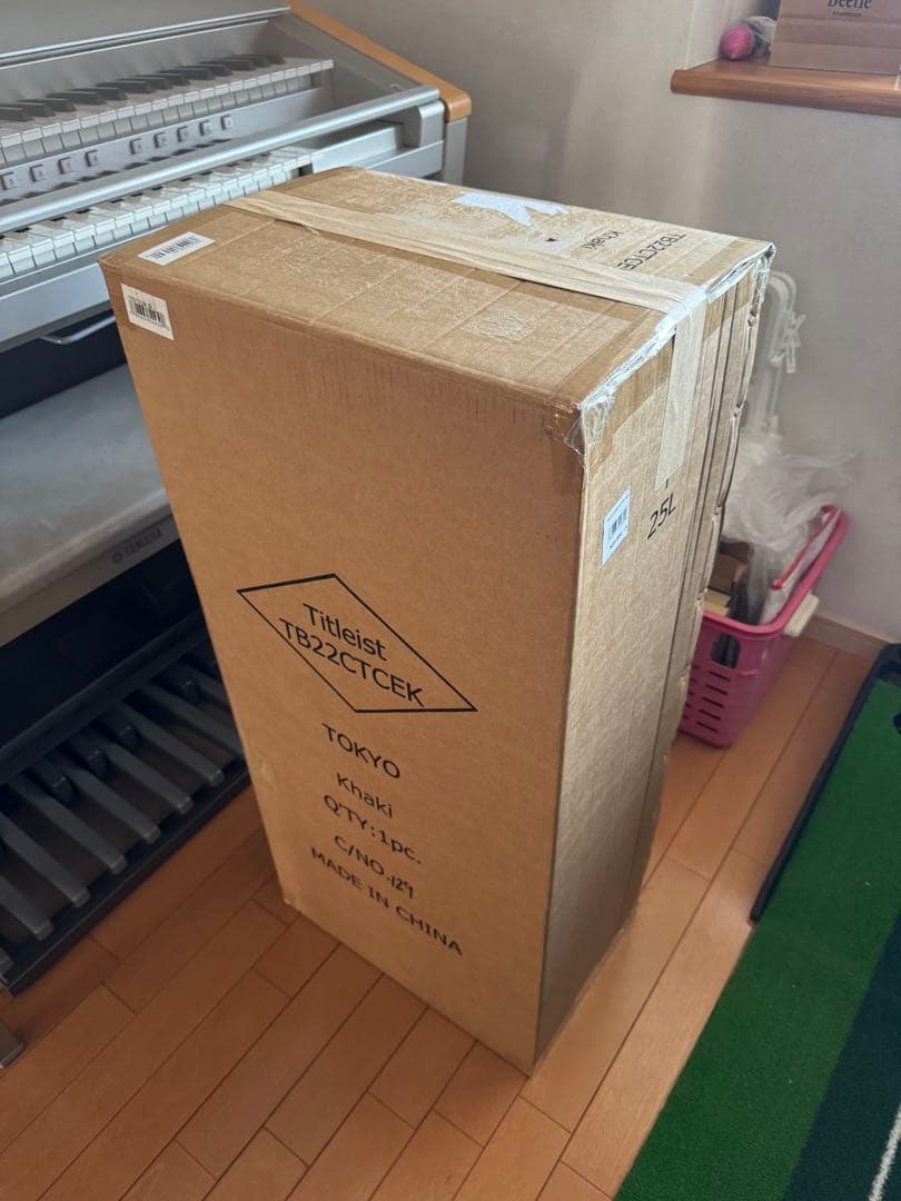 adidas アディダス　キャディバッグ　ブラック×オレンジ配色　即日発送可能‼️