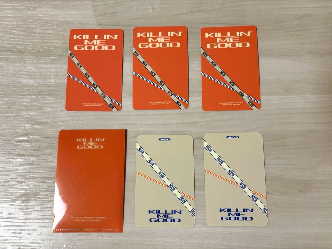 TWICE ジヒョ ZONE ソロ グッズ KIT jypshop 特典 トレカ