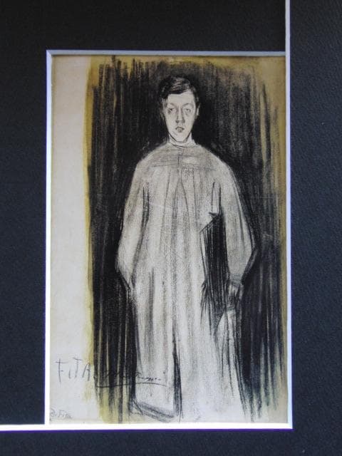 パブロ ピカソ、【ディエゴ・フィータ・イ・フィータ】希少な画集画より