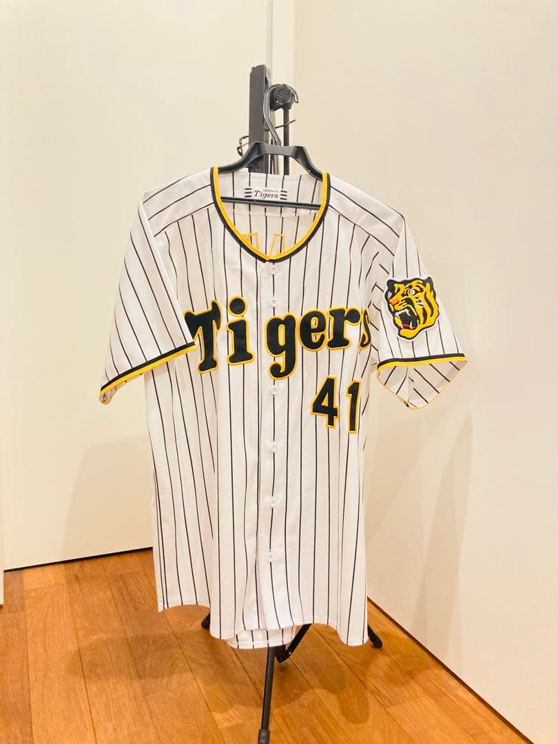 ミズノ　阪神タイガース　村上　ユニフォーム　メンズ　L 刺繍　阪神　公認　公式