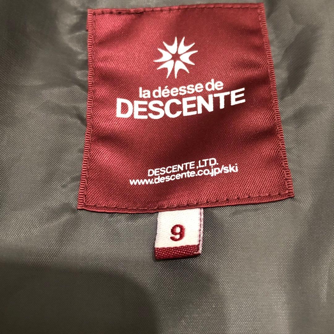 DESCENTE デサント スキーウェア 上下セット 赤 9号 レディース