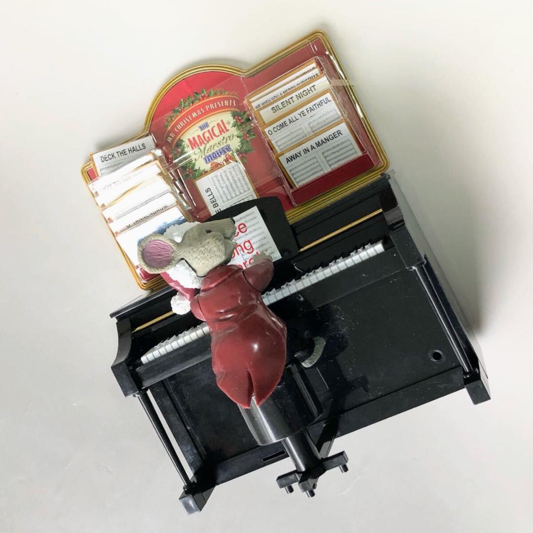 #3937【レトロで素敵】ミスタークリスマス 2010年代 動作品 ピアノ