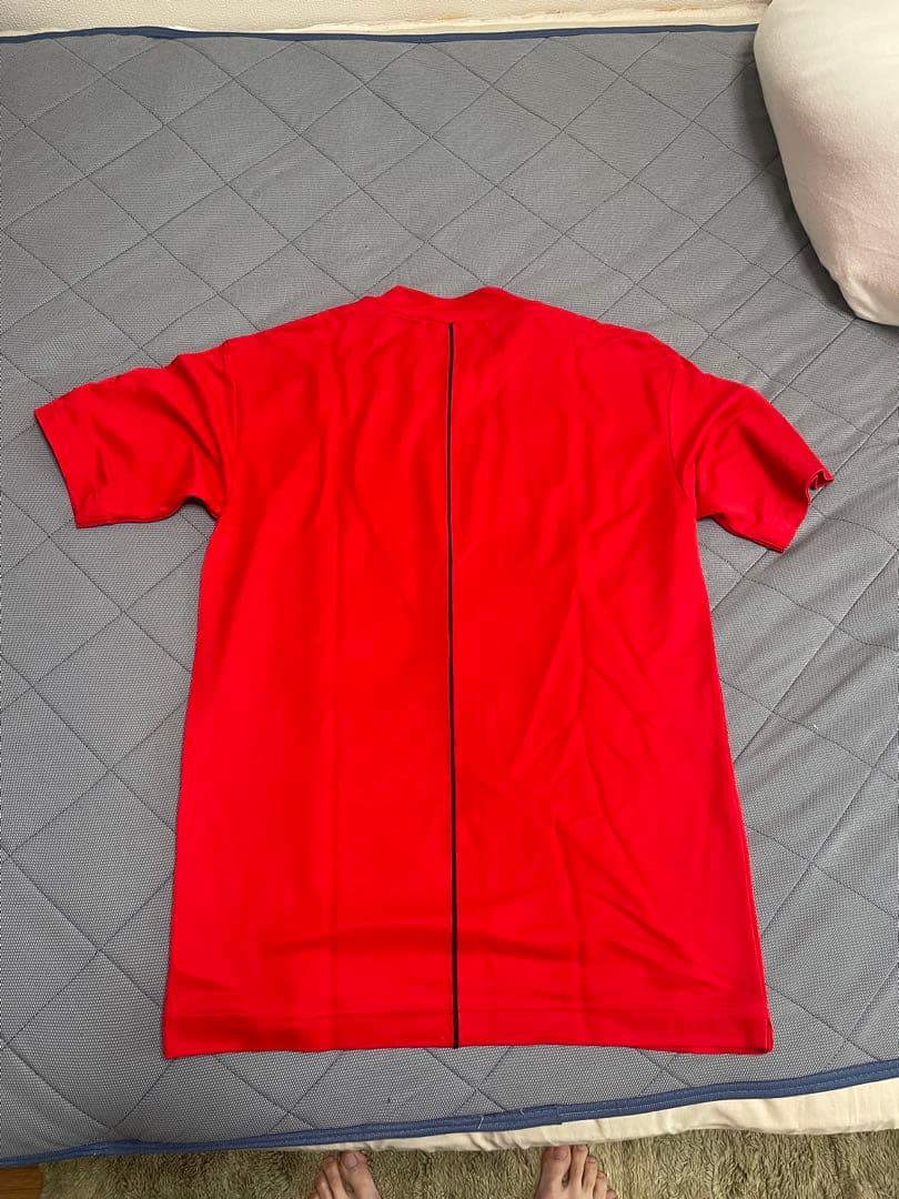 MARK & LONA レッド ゴルフシャツ