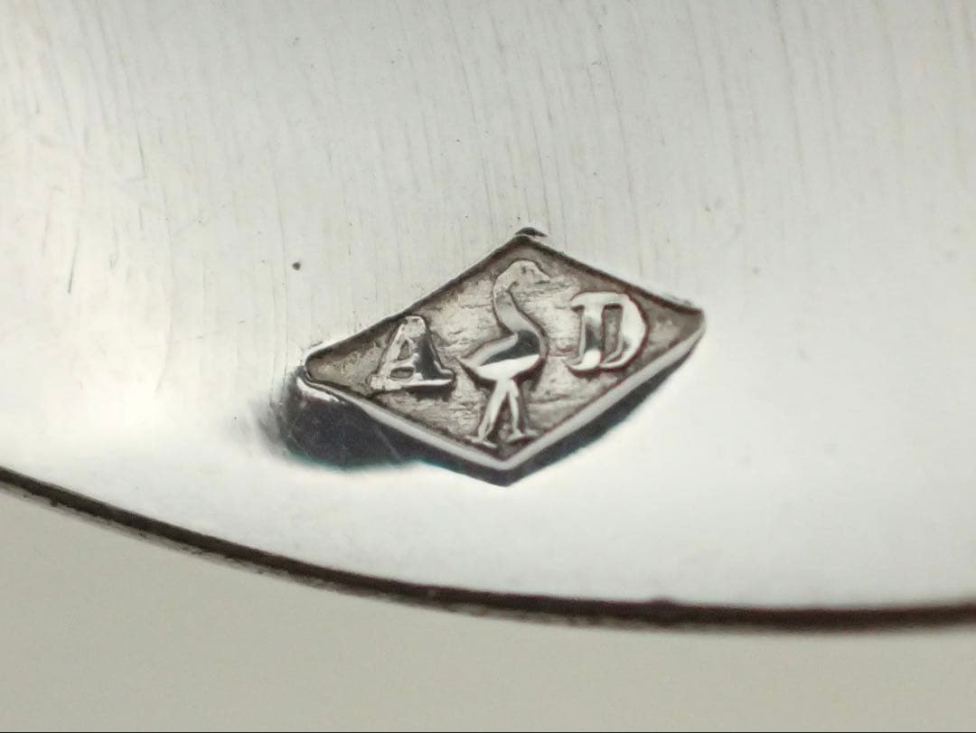 極上品 フランス アールヌーボー期 純銀無垢 スプーン&フォークセット ③