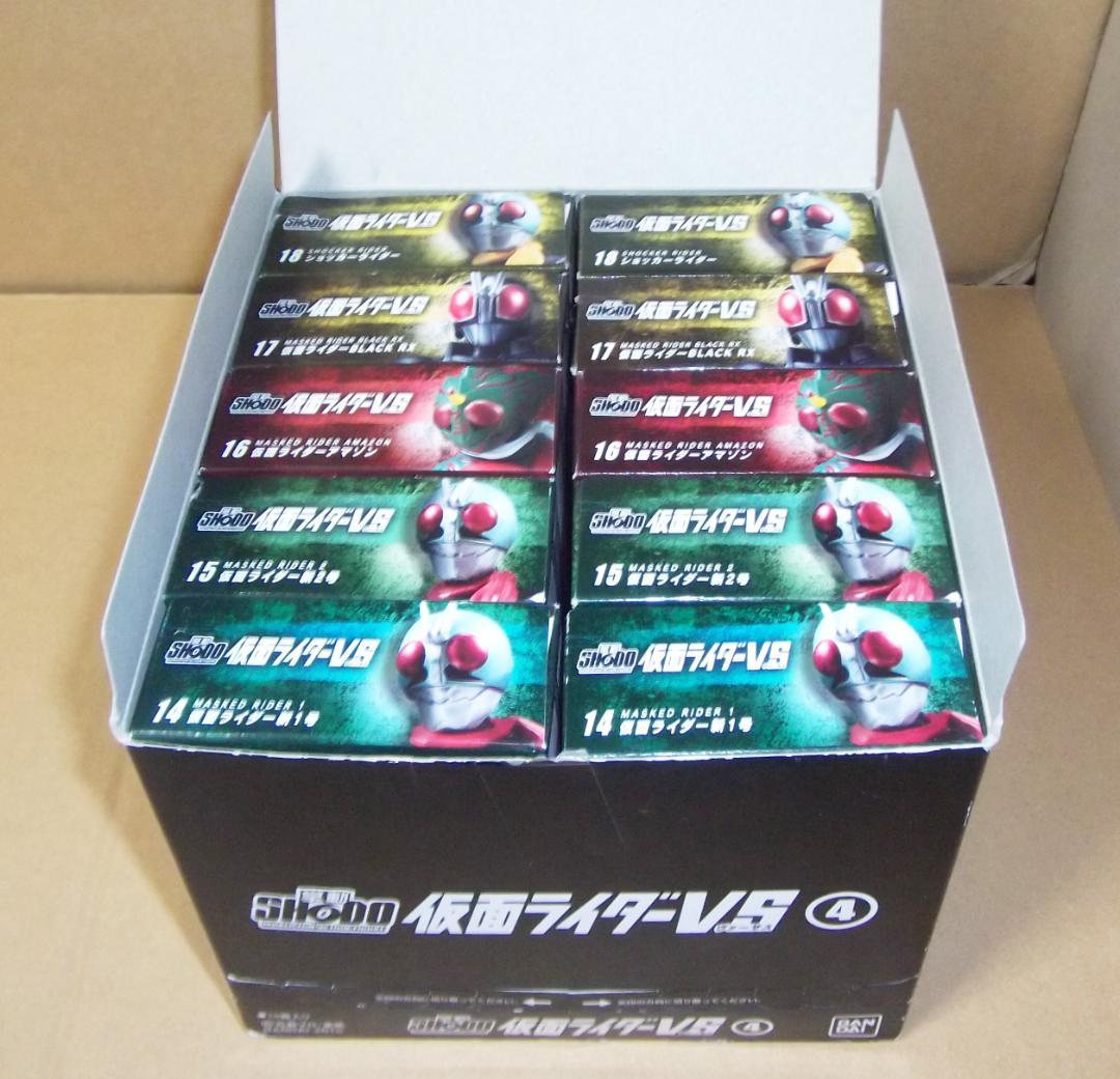 SHODO 仮面ライダーVS 4弾1BOX 新1号 新2号 アマゾン 最終値下げ