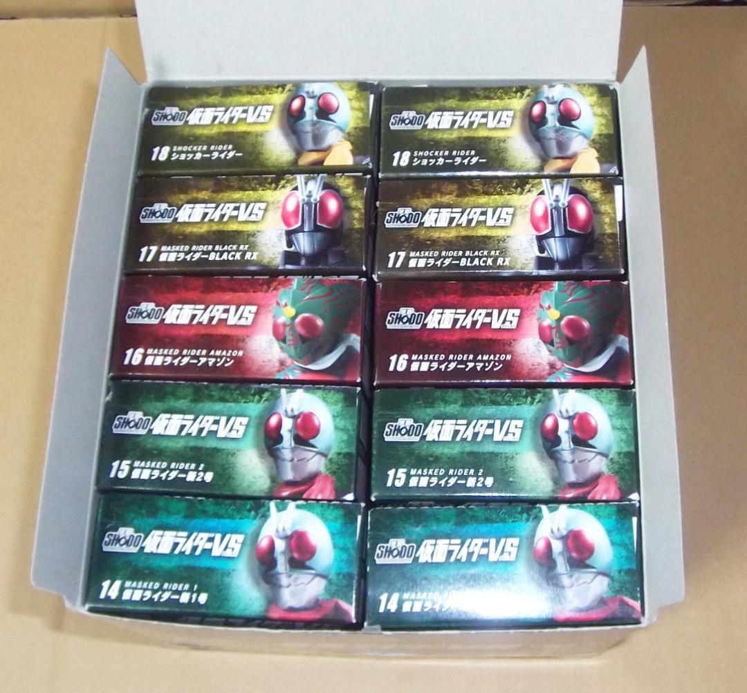 SHODO 仮面ライダーVS 4弾1BOX 新1号 新2号 アマゾン 最終値下げ
