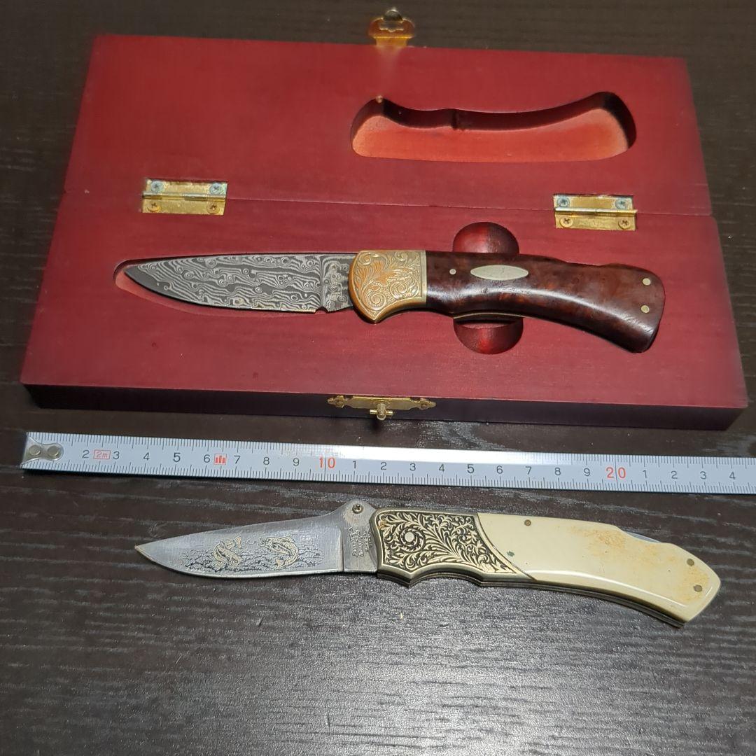 貴重　フィッシングナイフ2本　日本橋KIYA製 英国FROST LUTLERY