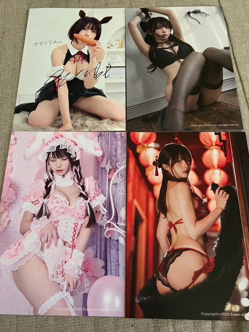 【直筆サイン入り写真集2冊入り】えなこ コミケC107 えなこみゅ　セット2種