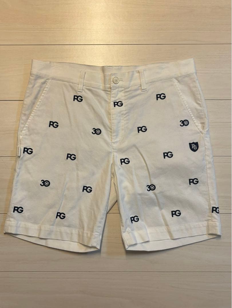 PEARLYGATES PGロゴ刺繍ハーフパンツ