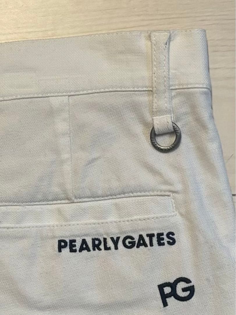 PEARLYGATES PGロゴ刺繍ハーフパンツ