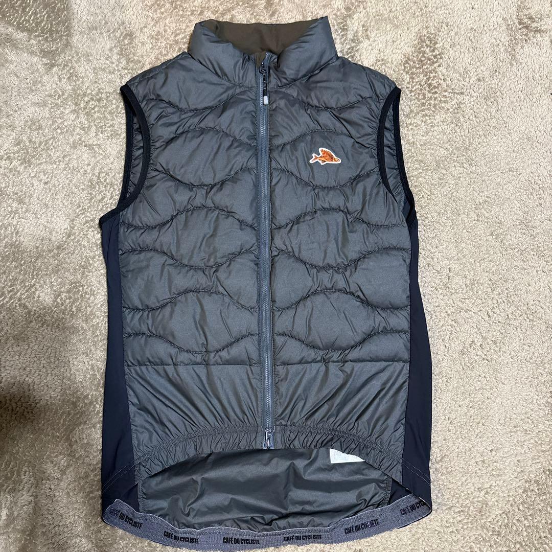 カフェドシクリステ 中綿サイクルジレ ALEXIA サイズM アンスラサイト