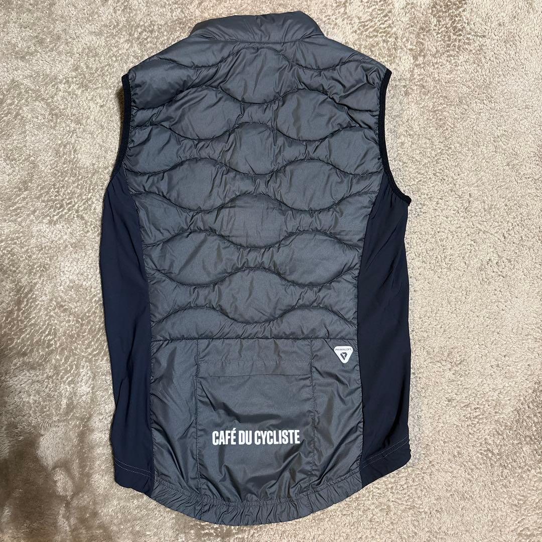 カフェドシクリステ 中綿サイクルジレ ALEXIA サイズM アンスラサイト