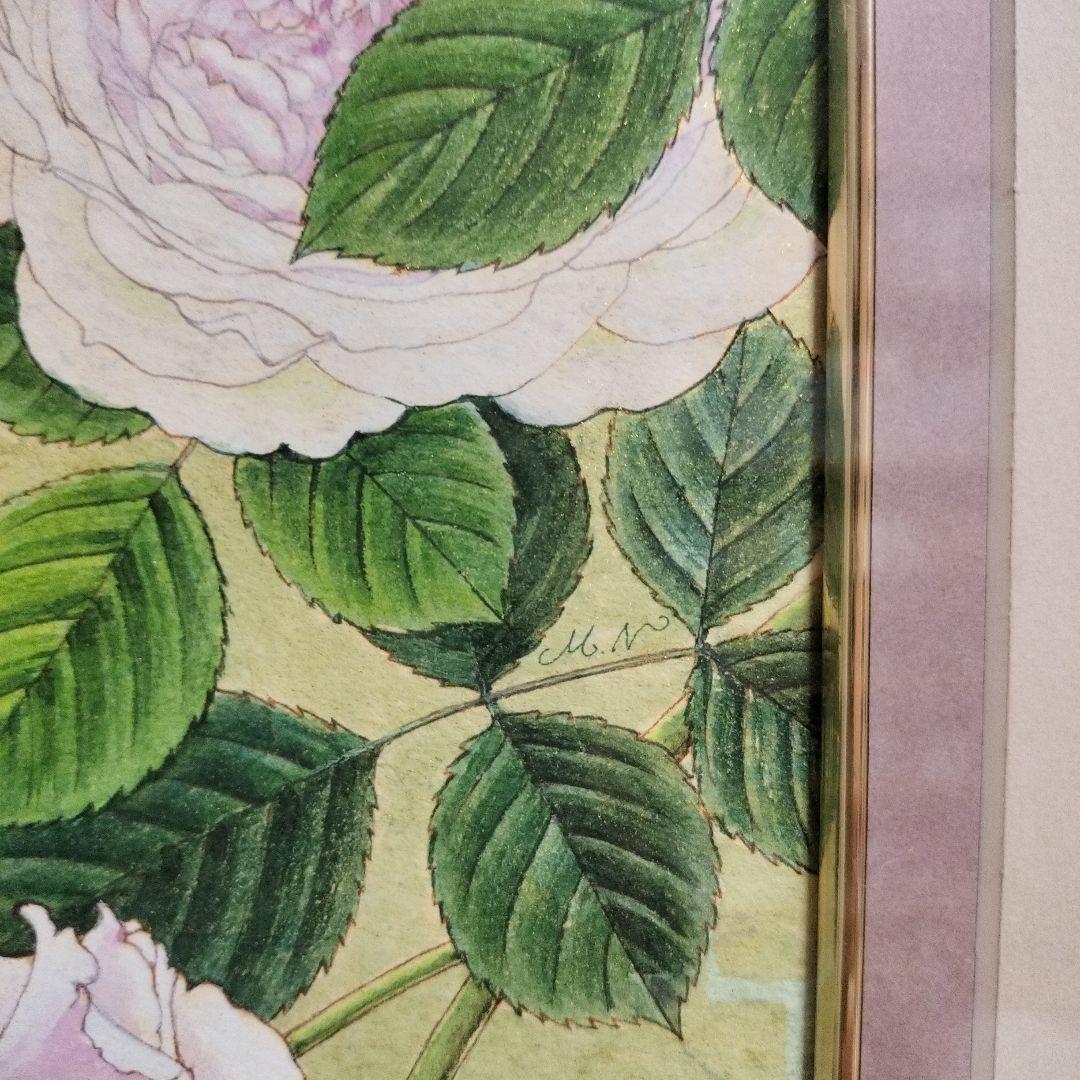 バラの水彩画　軽井沢レイクガーデン　内藤マリナ