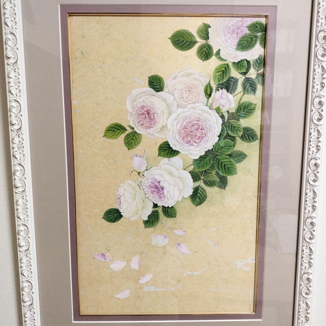 バラの水彩画　軽井沢レイクガーデン　内藤マリナ