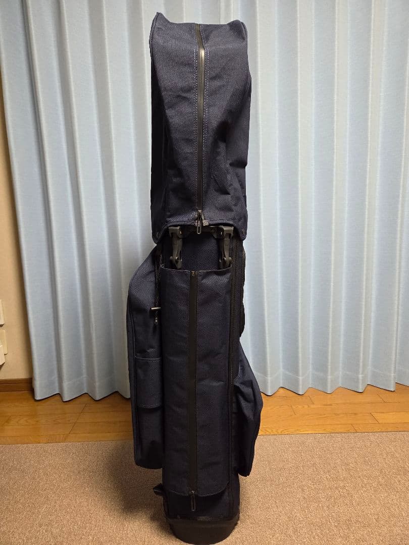 新品未使用 デサント DESCENTEネイビー キャディバッグ DQBXJJ10