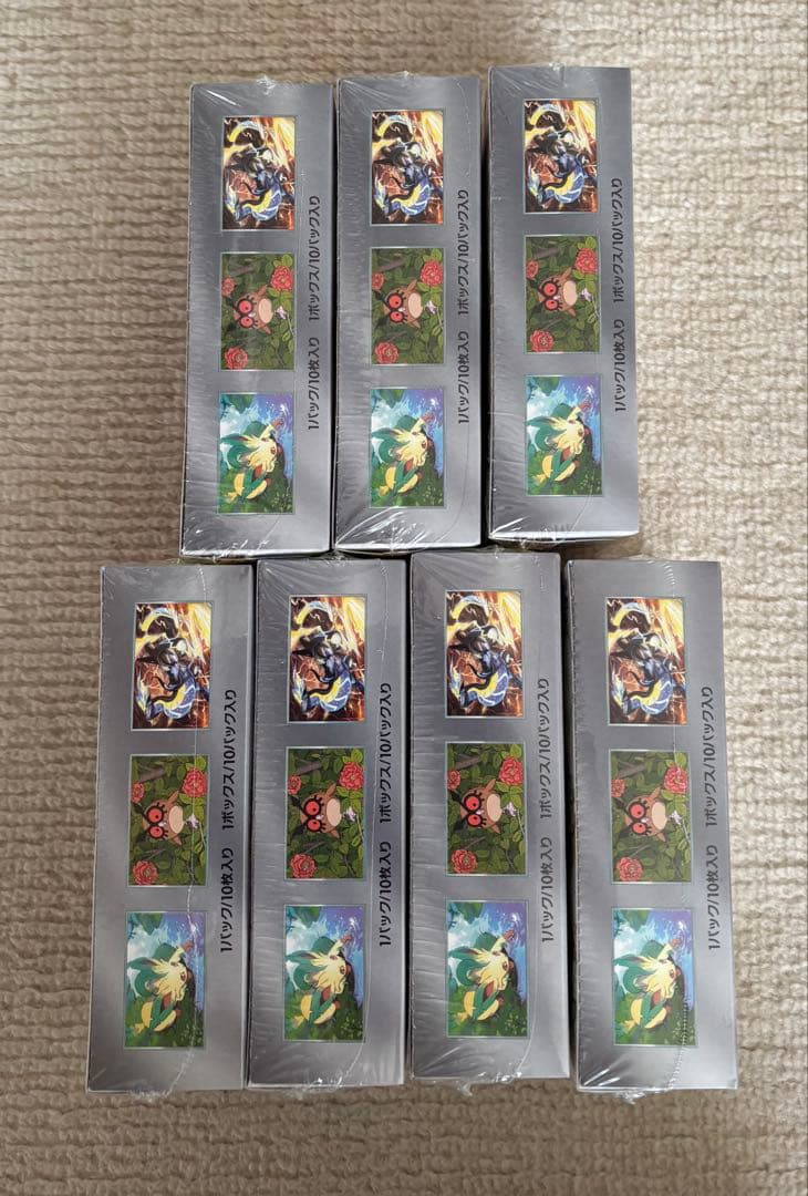 ポケモンカードゲーム テラスタルフェスex 7箱　シュリンク付き☆