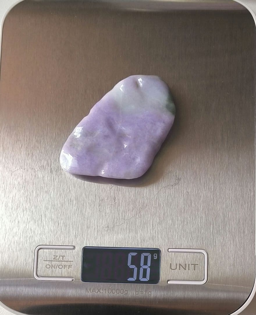 ミャンマー産ラベンダー本翡翠のルース①