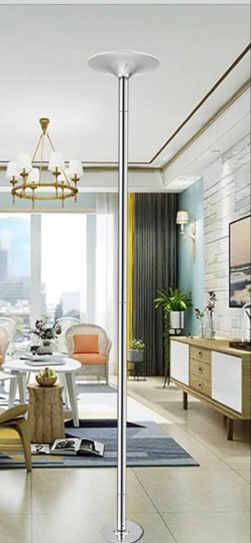 ポールダンス　練習用天井取り付け式ポール 2in1モード