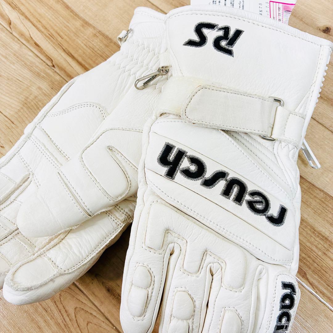 reusch ロイシュ　RS ホワイトスキーグローブ 7½