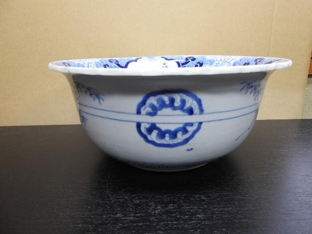 伊万里染付鉢　大明成化年製　MA341