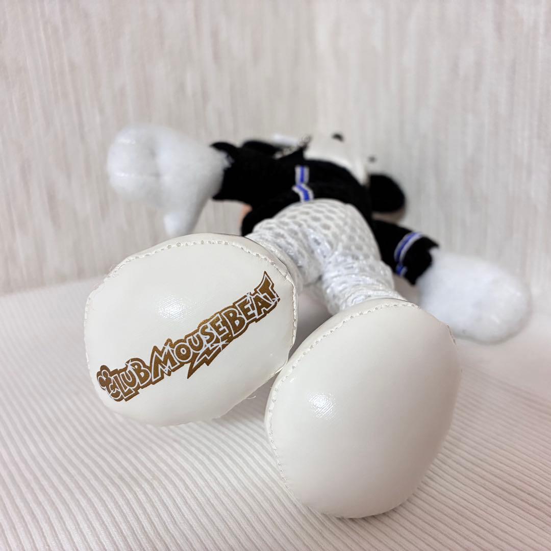 クラブマウスビート ミッキー 黒ジャケ ぬいぐるみバッジ