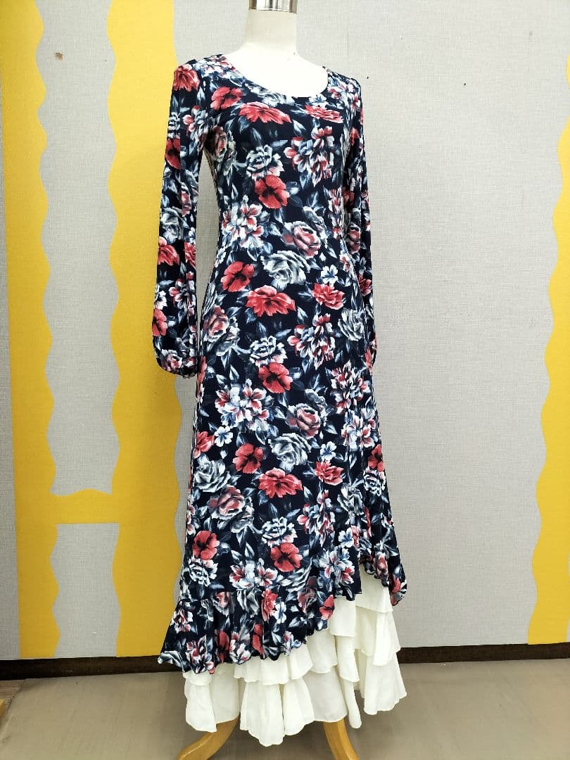 フラメンコ　ワンピース　柄ワンピースのみ販売
