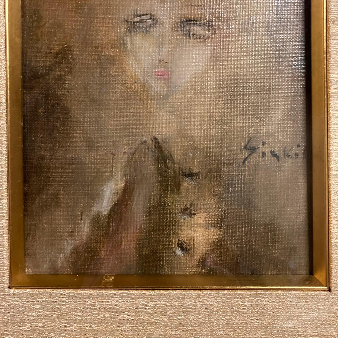 織田広喜　油彩　「少女」