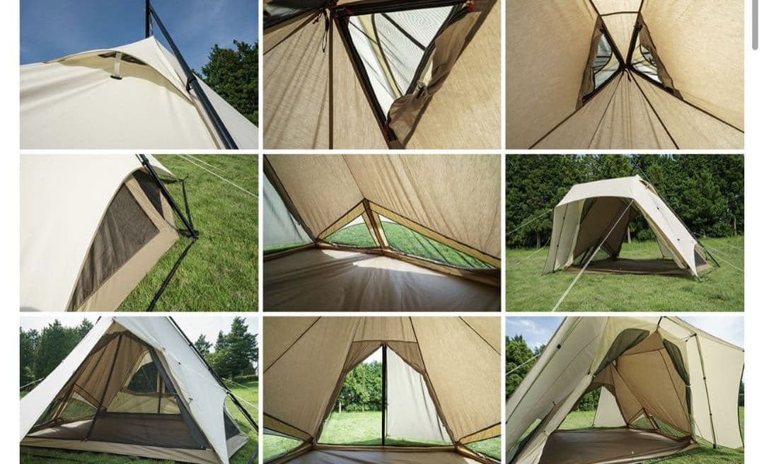 一回使用　ogawa（オガワ） テント【ピレウス】キャンプ　5人用