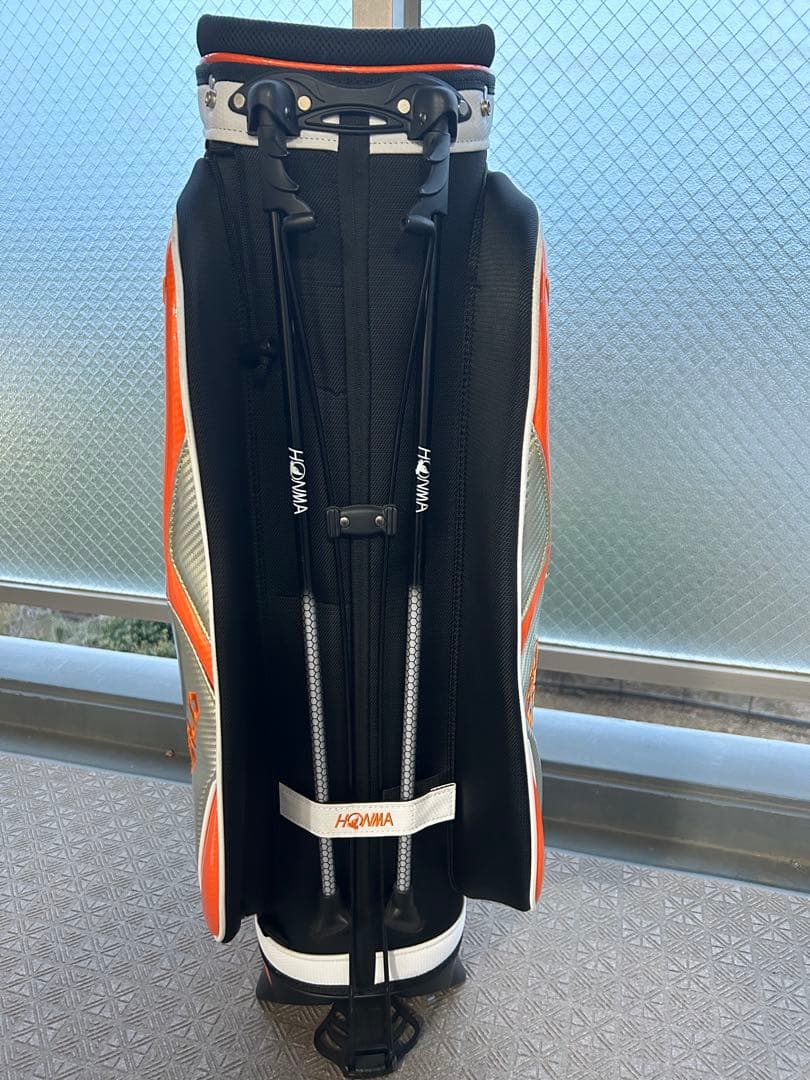 HONMA TOUR WORLD スタンド　キャディバッグ オレンジ　ホンマ