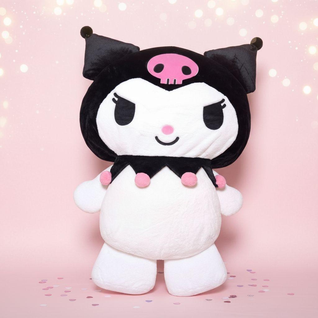 希少【限定受注品】サンリオ クロミ 夢の超BIGふかふかぬいぐるみクッション