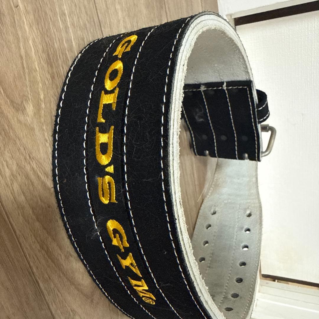 GOLD'S GYM (ゴールドジム) G3352 パワーベルト(ダブルピン)