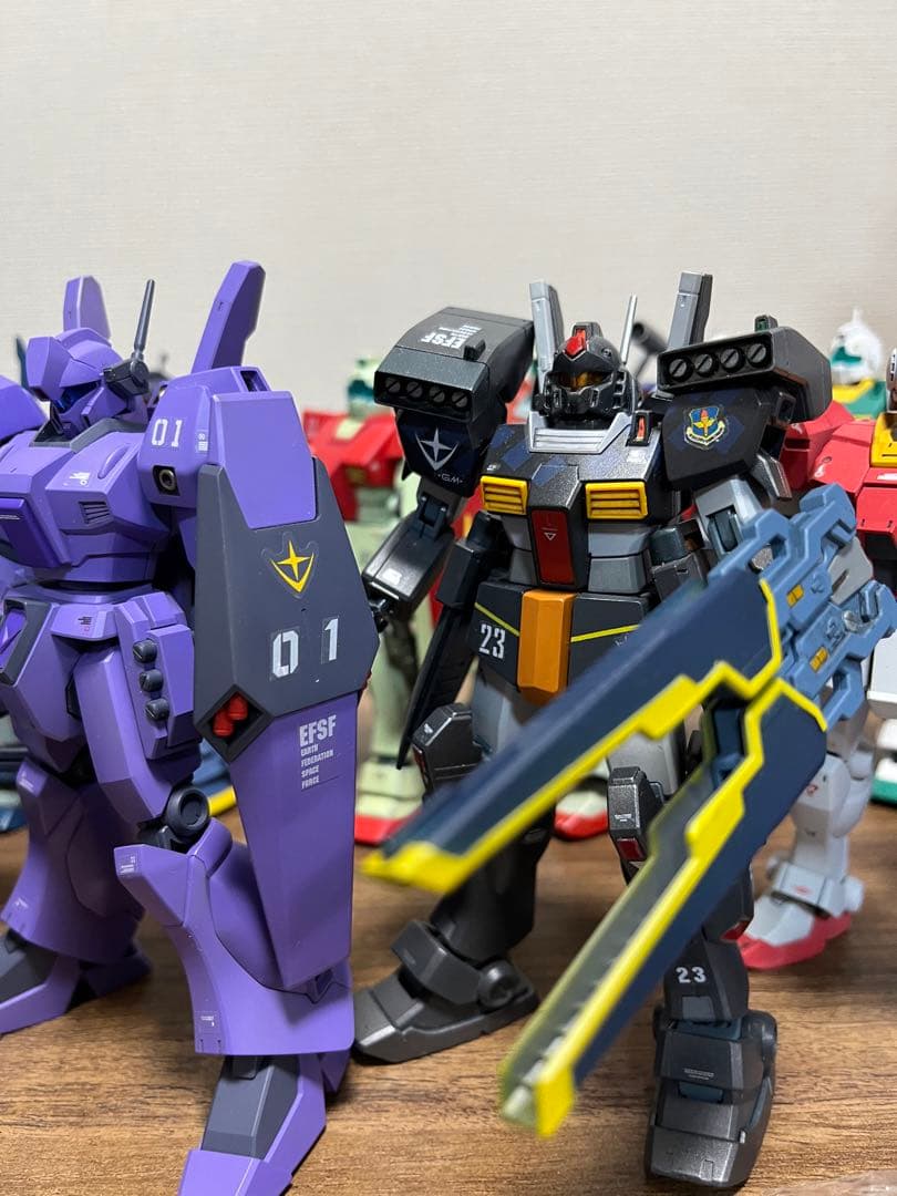 HGUC1/144ジムまとめセット②組立塗装済み