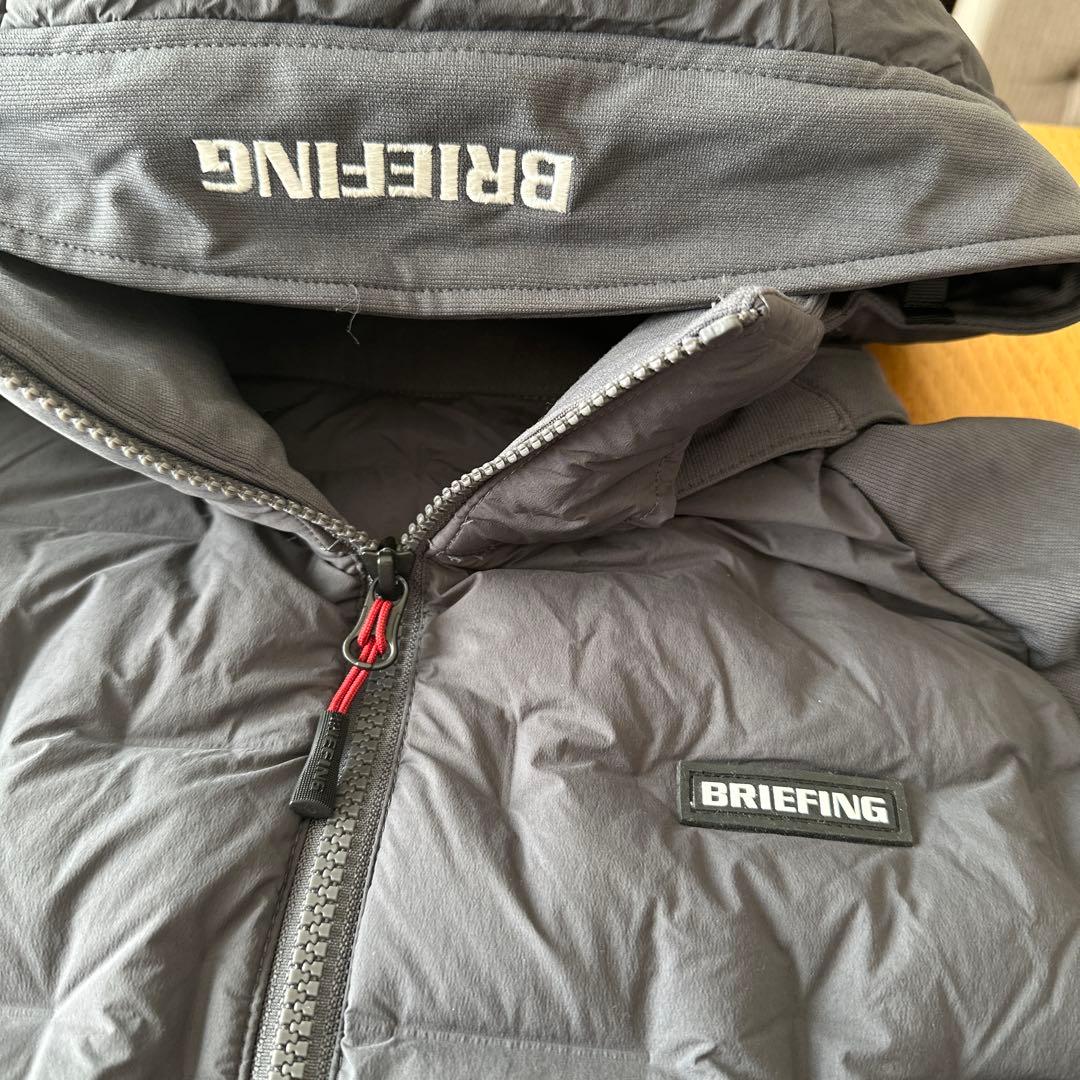 BRIEFING フード付きジャケット XL グレー