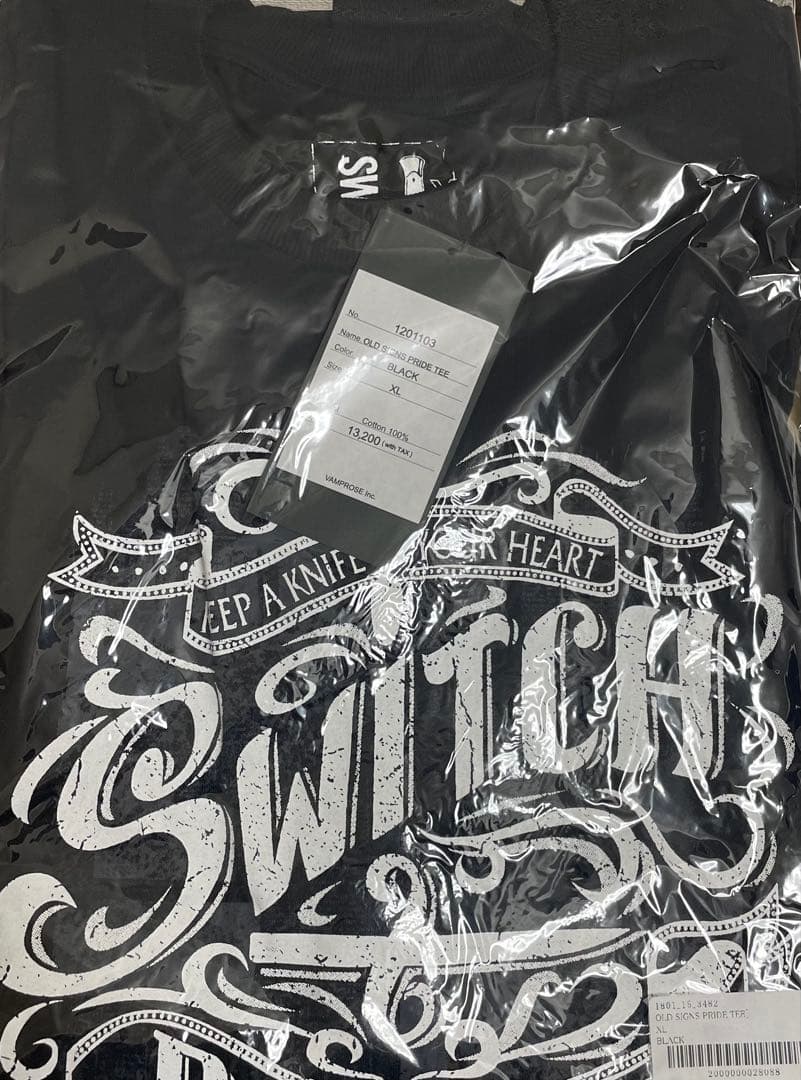 SWITCHBLADE スイッチブレード　Tシャツ　スイブレ　ブラック