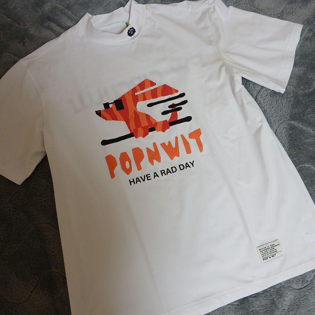 PW CIRCULUS メンズモックネックTシャツ