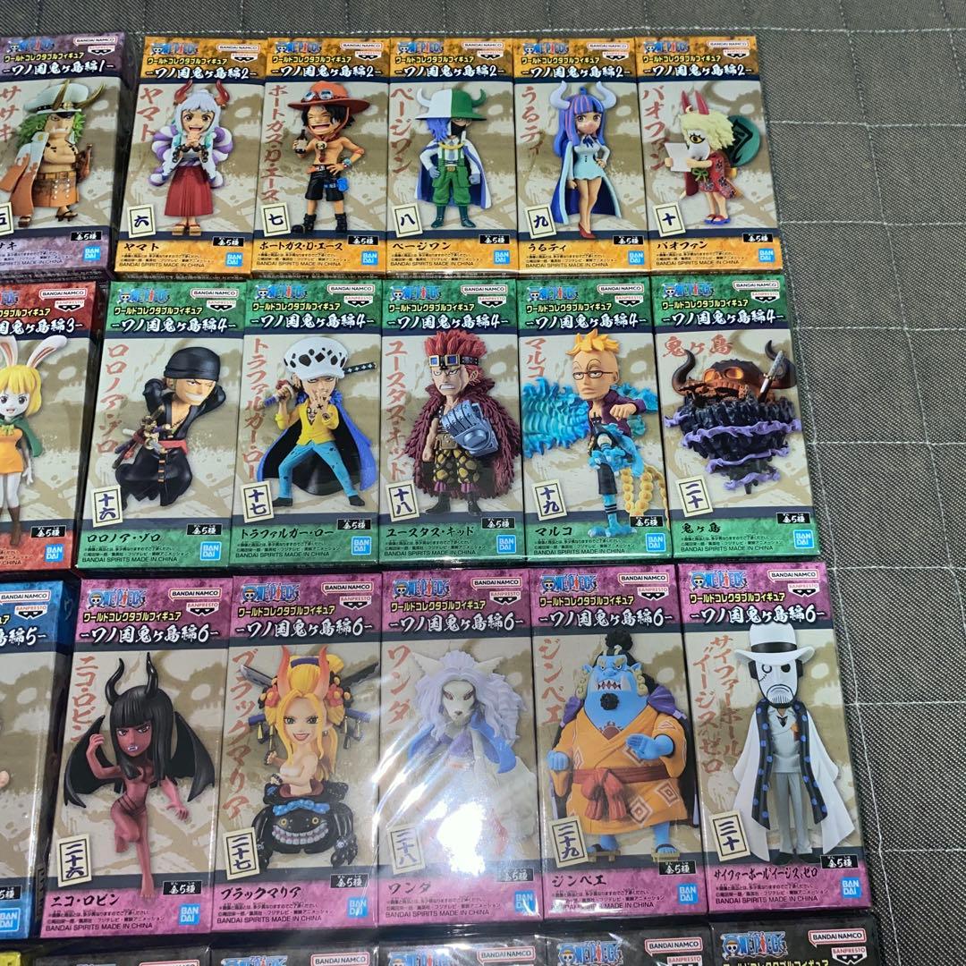 ワンピース ワールドコレクタブルフィギュア ワノ国鬼ヶ島編 全55種