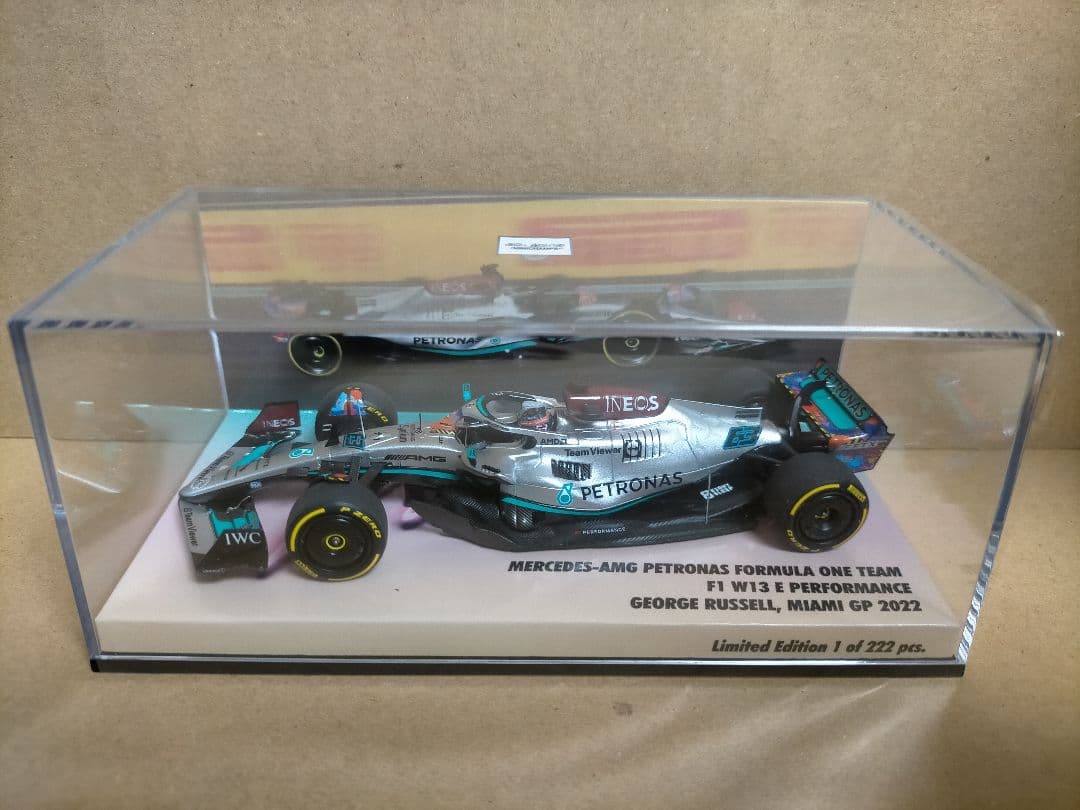 PMA 1/43 メルセデス F1 W13 ラッセル 2022 マイアミ