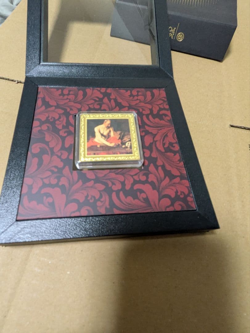 執筆する聖ヒエロニムス　1オンス純銀