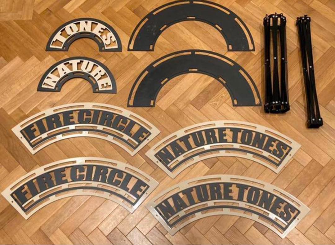 センターサークル＆オクタゴンサークルセット　ネイチャートーンズ　テーブル