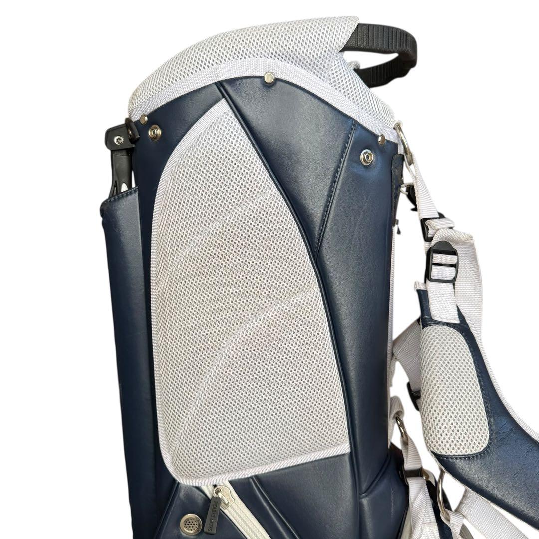 パーリーゲイツ キャディバッグ ネイビー 軽量 2WAY 希少 123-33