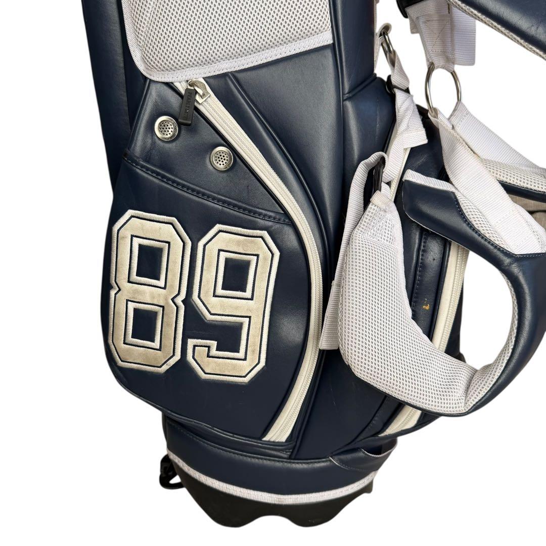 パーリーゲイツ キャディバッグ ネイビー 軽量 2WAY 希少 123-33