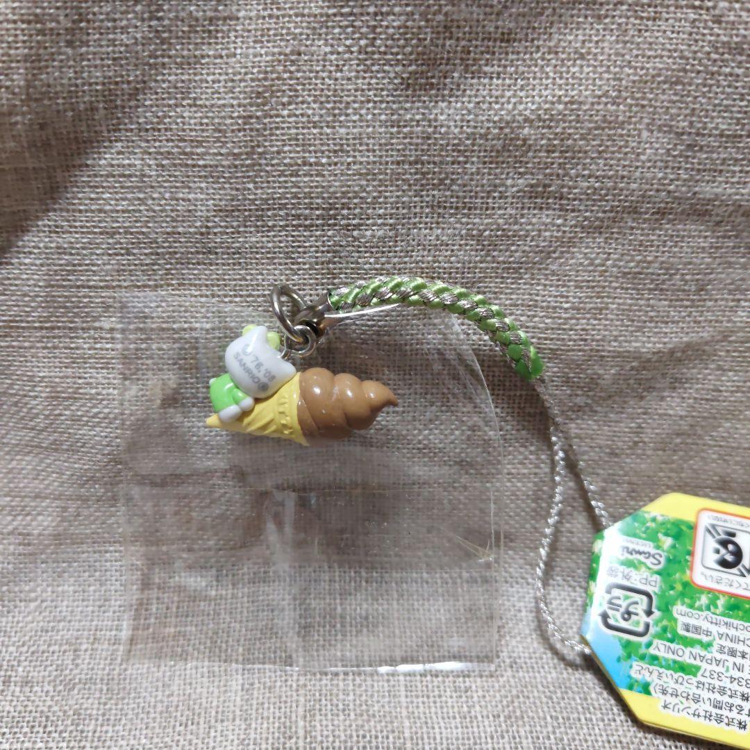 ハローキティ 軽井沢限定　軽井沢モカソフトバージョン　根付け