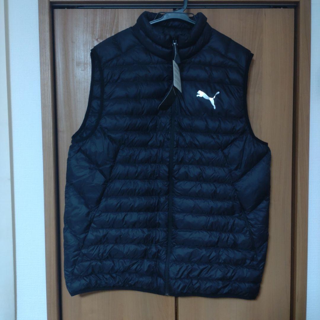 新品Puma Primaloft 黒 ダウンベスト　XL