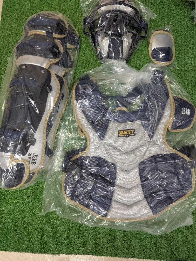 ゼット(ZETT) 軟式野球用 キャッチャー防具4点セット
