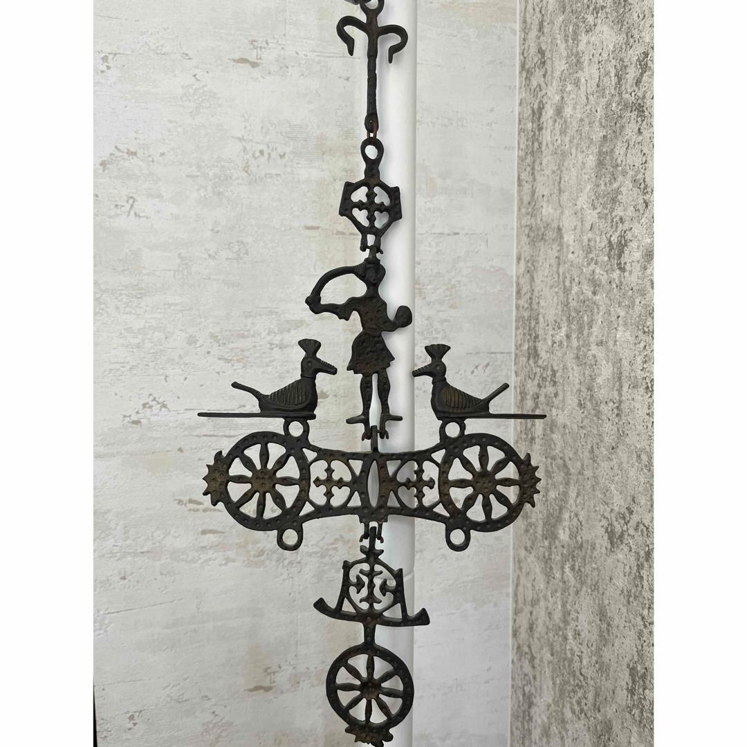 アンティーク 鉄製 壁掛け装飾品