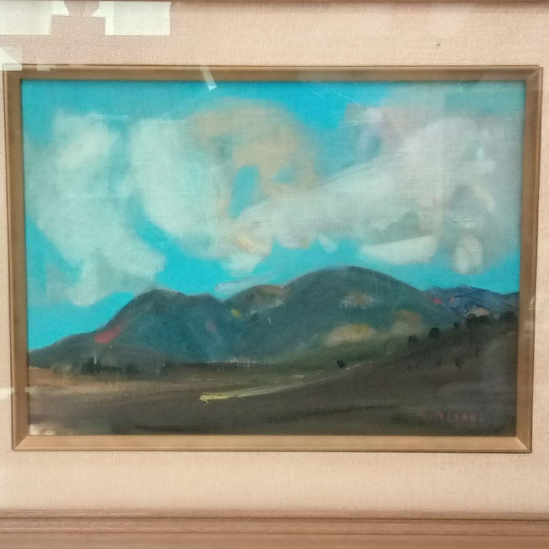 【真作】宮木薫（国画会）「雲立ちぬ」 4号